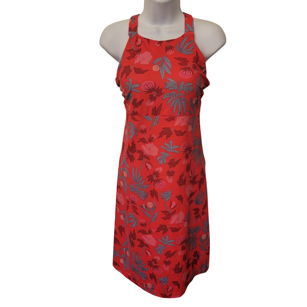 Patagonia S Tropical Halter MAGNOLIA Spring Dress Catalanโ Coral Floral Swim Bra